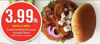 Mariano's Fresh Certified 80% Lean Ground Chuck offer
