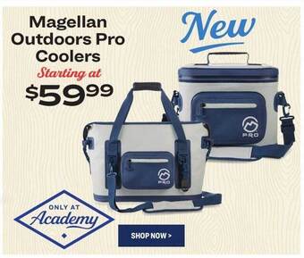 Academy Magellan outdoors pro coolers offer