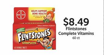 Fareway Flintstones complete vitamins offer