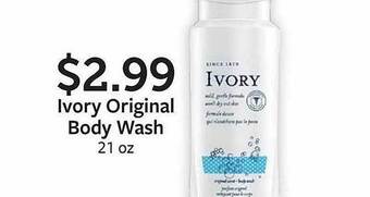 Fareway Ivory original body wash offer