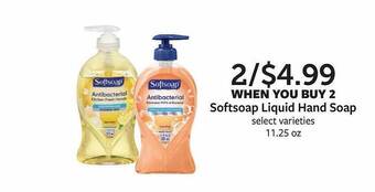 Fareway Softsoap liquid hand soap offer