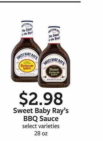 Fareway Sweet baby ray's bbq sauce offer