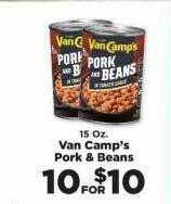 IGA Van camp's pork & beans offer