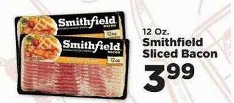 IGA Smithfield sliced bacon offer