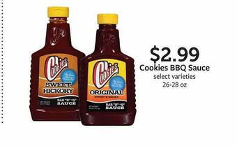 Fareway Cookies bbq sauce offer