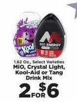 IGA Mio, crystal light, kool-aid or tang drink mix offer