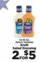 IGA Kraft salad dressing offer