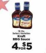 IGA Kraft bbq sauce offer