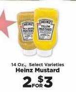 IGA Heinz mustard offer
