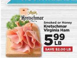 IGA Kretschmar virginia ham offer