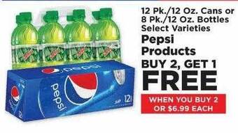 IGA Pepsi products offer