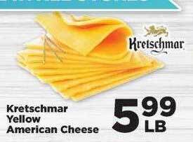 IGA Kretschmar yellow american cheese offer