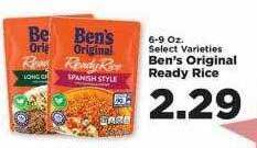 IGA Ben's original ready rice offer
