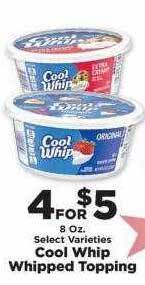 IGA Cool whip whipped topping offer