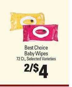 IGA Best choice baby wipes offer