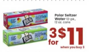 Albertsons Polar seltzer water offer