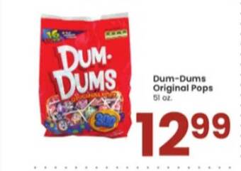 Albertsons Dum-dums original pops offer