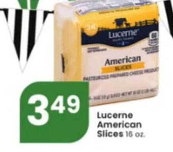 Albertsons Lucerne american slices offer