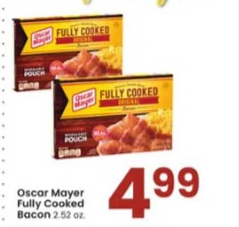 Albertsons Oscar mayer fully cooked bacon offer