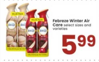 Albertsons Febreze winter air care offer