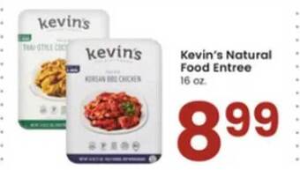 Albertsons Kevin's natural food entree offer