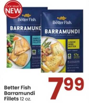 Albertsons Better fish barramundi fillets offer