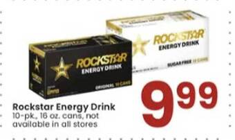 Albertsons Rockstar energy drink offer