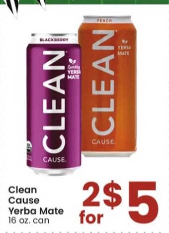 Albertsons Clean cause yerba mate offer