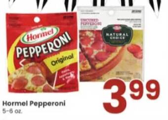 Albertsons Hormel pepperoni offer