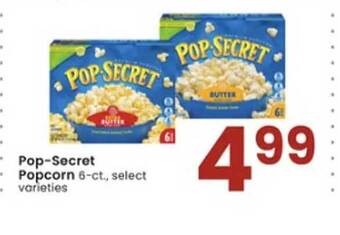 Albertsons Pop-secret popcorn offer