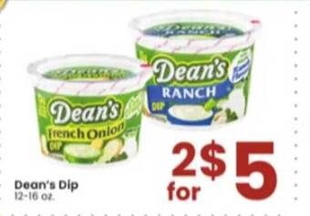 Albertsons Dean's dip offer