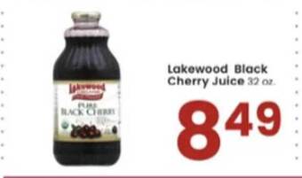 Albertsons Lakewood black cherry juice offer