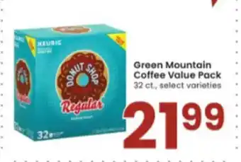 Albertsons Green moutain coffee value pack offer