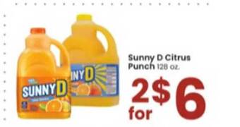 Albertsons Sunny d citrus punch offer
