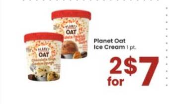 Albertsons Planet oat ice cream offer