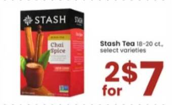 Albertsons Stash tea offer