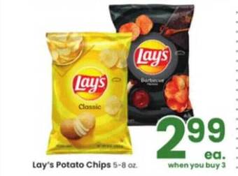 Albertsons Lay's potato chips offer