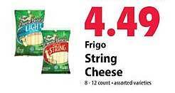 Festival Foods Frigo string cheese offer