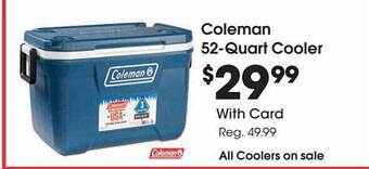 Fred Meyer Coleman 52-quart cooler offer