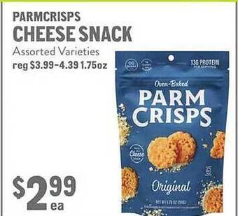New Seasons Market Parmcrisps cheese snack offer