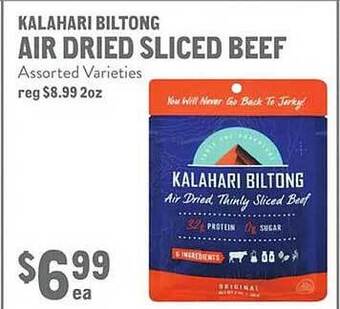 New Seasons Market Kalahari biltong air dried sliced beef offer