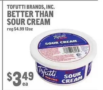 New Seasons Market Tofutti brands, inc. better than sour cream offer