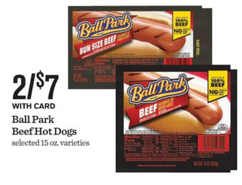Mariano's Ball Park Beef Hot Dogs offer