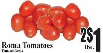 Baja Ranch Roma tomatoes offer