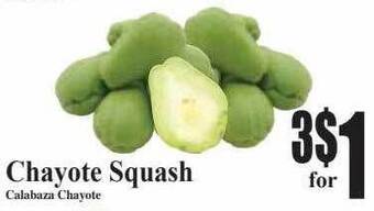 Baja Ranch Chayote squash offer