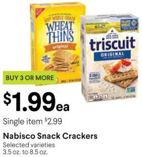 Raley's Nabisco Snack Crackers offer