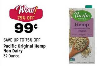 Grocery Outlet Pacific original hemp non dairy offer