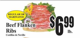 Baja Ranch Beef flanken ribs offer