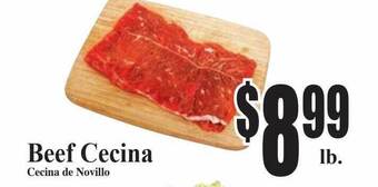 Baja Ranch Beef cecina offer