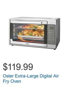 Costco Oster extra-large digital air fry oven offer